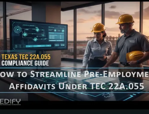 Texas Contractor Compliance Guide: How to Streamline Pre Employment Affidavits Under TEC 22A.055