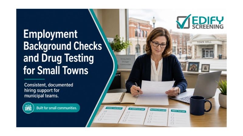 Employment Background Checks and Drug Testing for Small Towns
